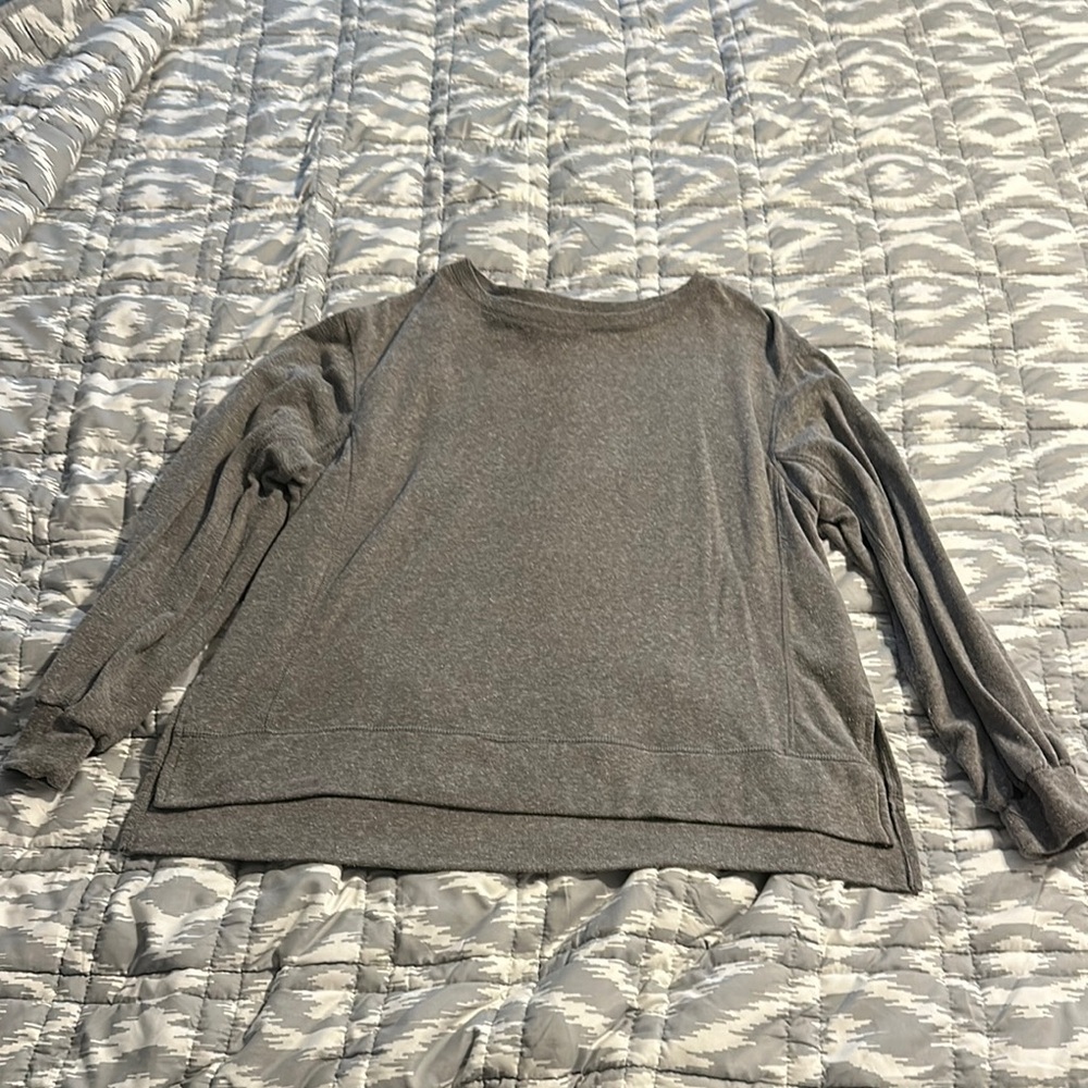 Gray Long Sleeve Women's Tee